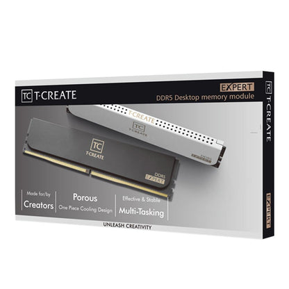TeamGroup T-Create Expert 32GB (2x16GB) DDR5-6000 CL30 Desktop Memory Kit - Lifetime Warranty