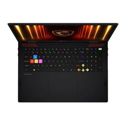 MSI Raider 18 HX AI A2XWJG-416US 18" Gaming Laptop Computer - Core Black; Intel Core Ultra 9 285HX 2.1GHz Processor; NVIDIA GeForce RTX 5090 GPU 24GB GDDR7; 64GB DDR5-6400 RAM; 2TB Solid State Drive