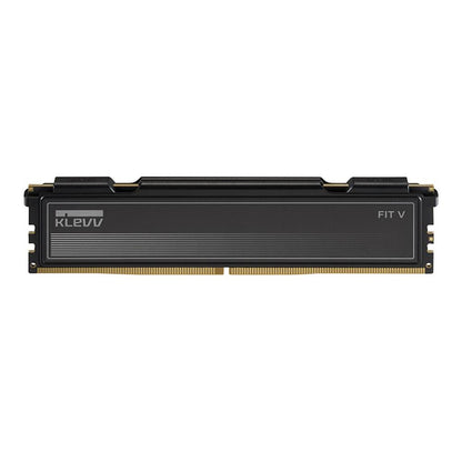 KLEVV FIT V 32GB (2x16GB) DDR5-5600 PC5-44800 CL30 Dual Channel Desktop Memory Kit 5AGU880-56K300L Jet Black