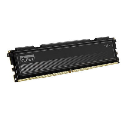 KLEVV FIT V 32GB (2x16GB) DDR5-5600 PC5-44800 CL30 Dual Channel Desktop Memory Kit 5AGU880-56K300L Jet Black