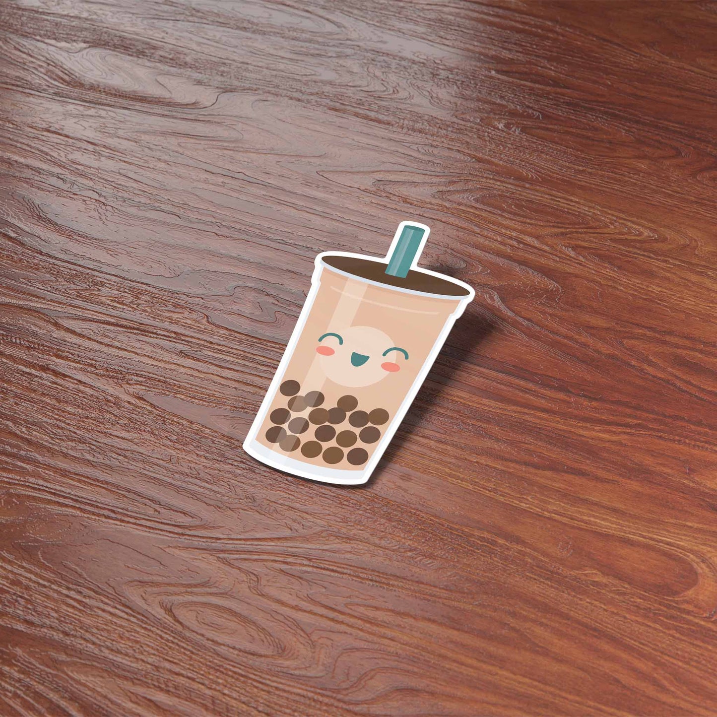 Boba Sticker - Cute Bubble Tea Decal for Laptop