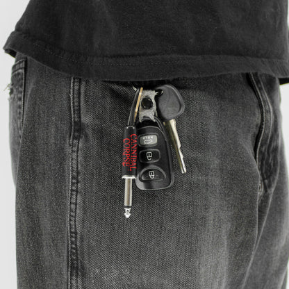 Cannibal Corpse Logo Guitar Plug Keychain