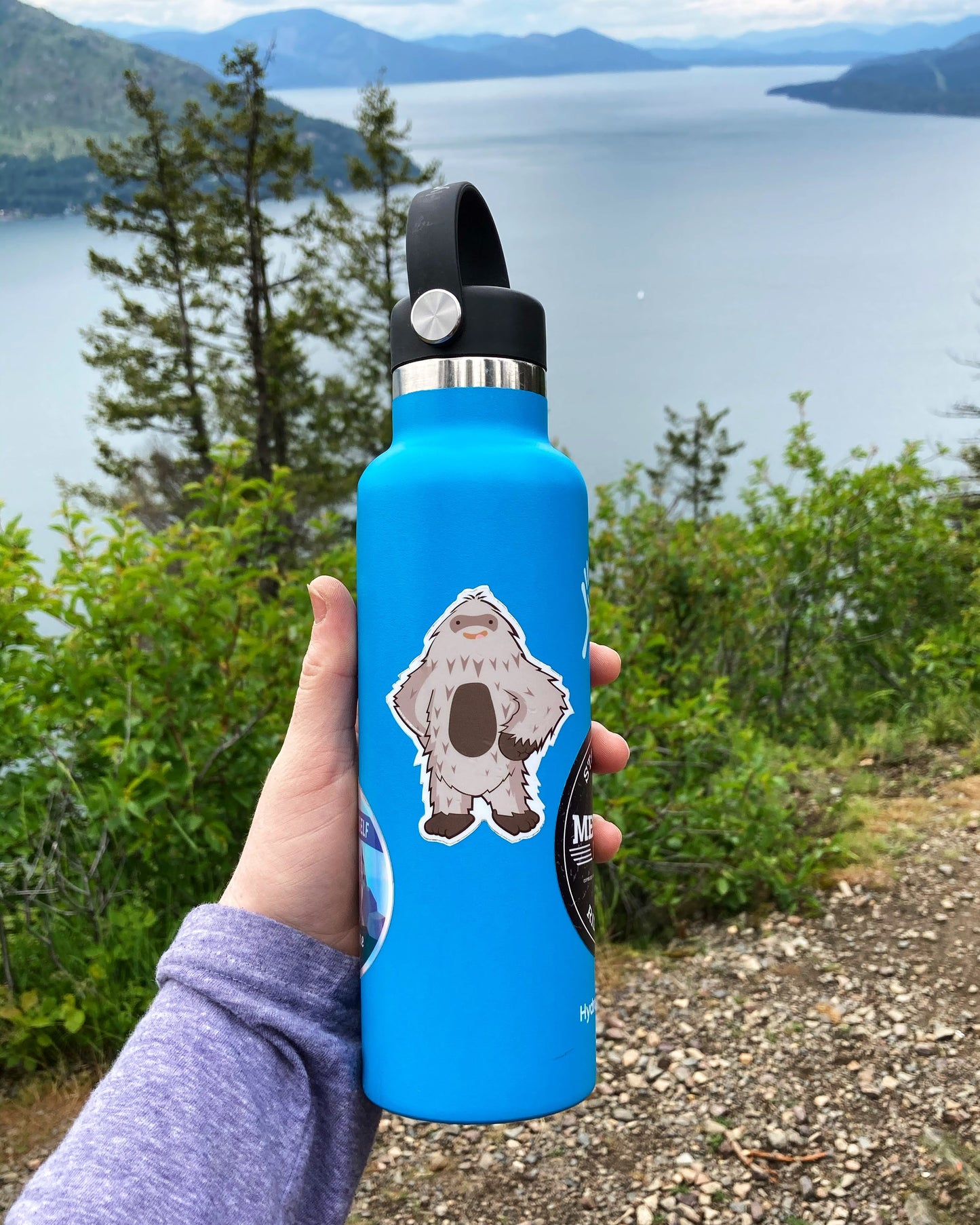 Confident Sasquatch Sticker