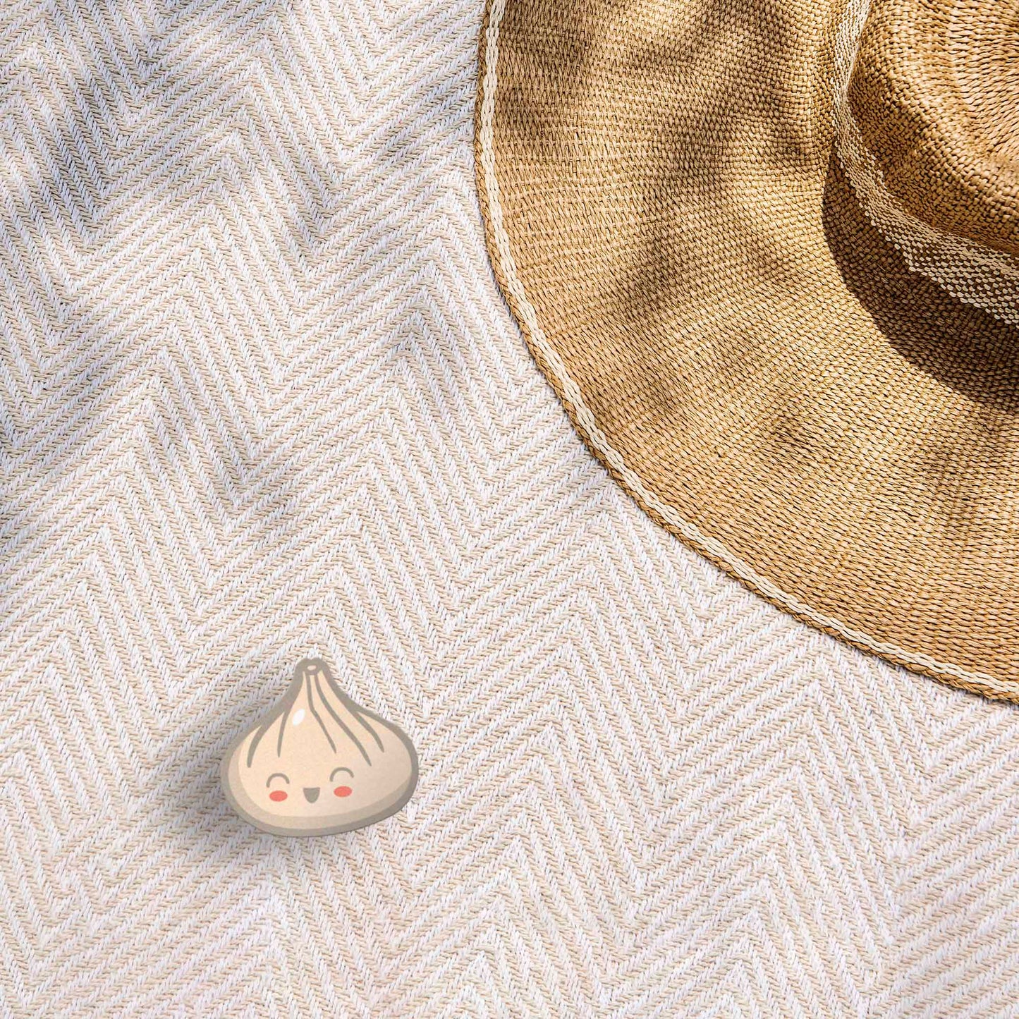 Dumpling Sticker - Cute Chinese Food Decal for Laptop