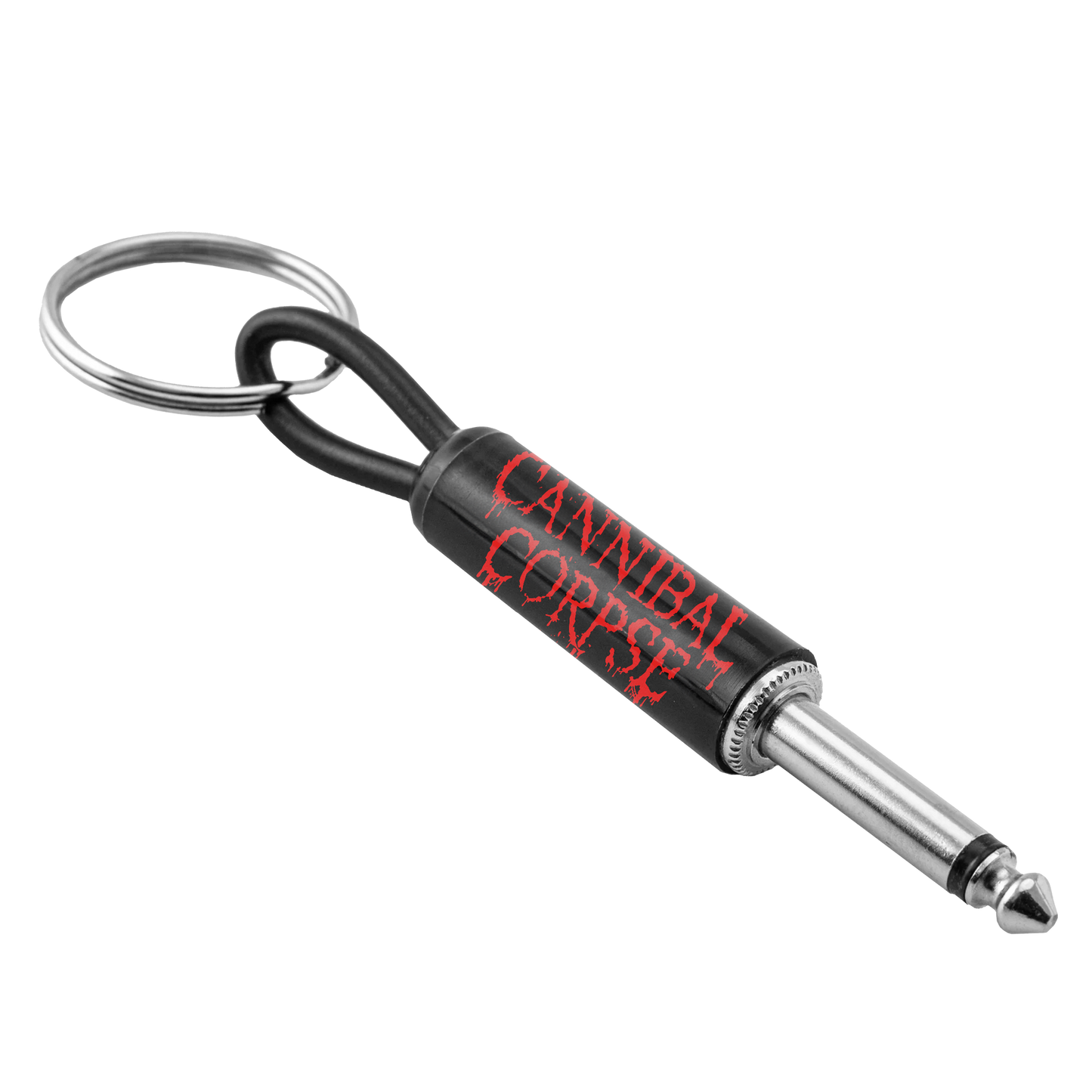 Cannibal Corpse Logo Guitar Plug Keychain