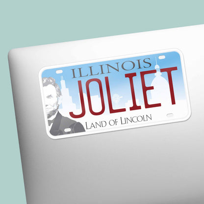 Illinois License Plate Bumper Stickers - Choose Your IL City or Phrase Decal