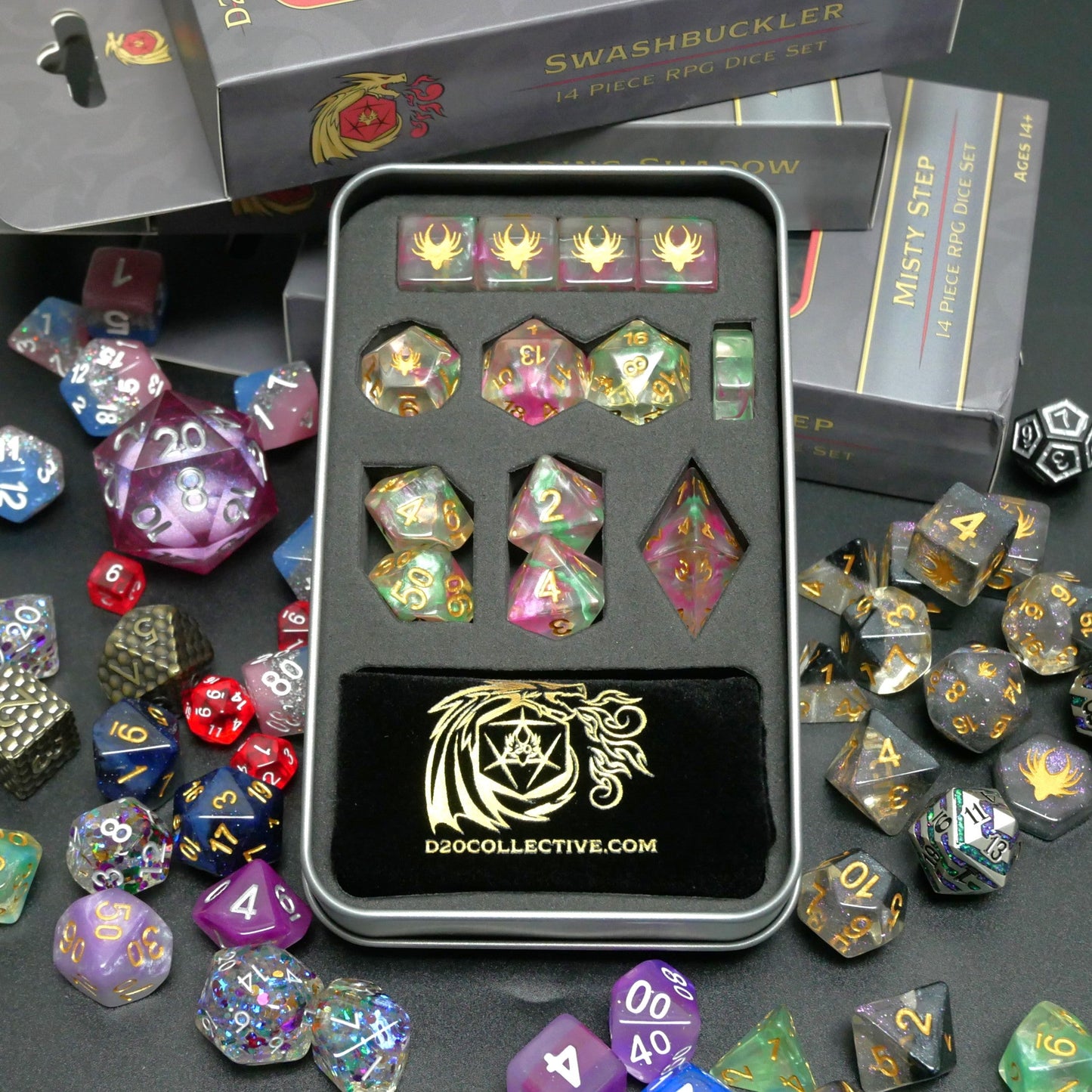 Mystery Liquid Bundle - 3 Liquid Core + 14 pc Set + 2x 7 pc Set + 1 RPG Accessory