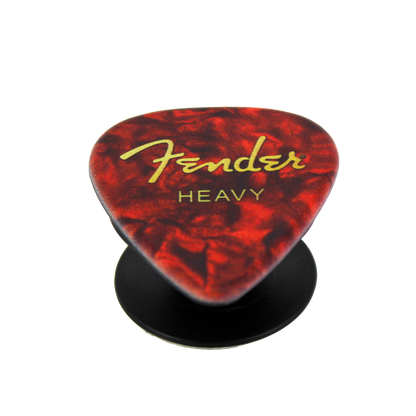 Fender guitar pick phone grip (Red)