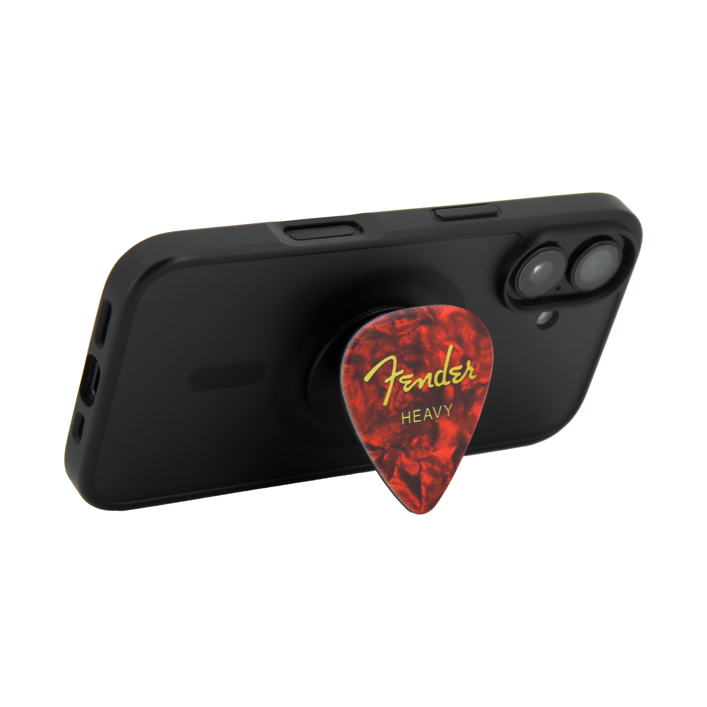 Fender guitar pick phone grip (Red)