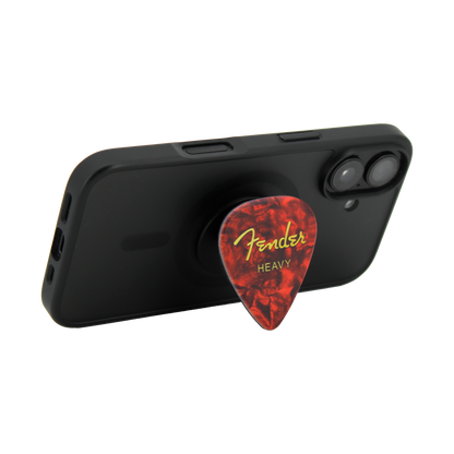 Fender guitar pick phone grip (Red)