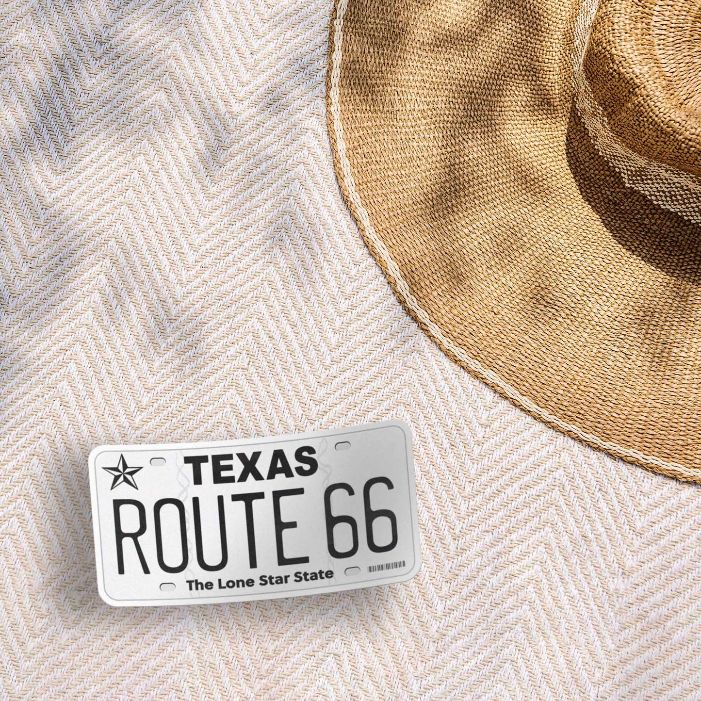 Route 66 State License Plate Bumper Stickers - Choose Your State Decal