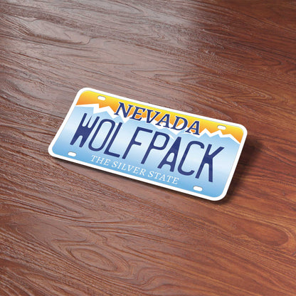 Nevada License Plate Bumper Stickers - Choose Your NV City or Phrase Decal