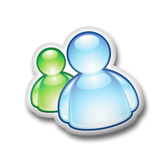Frutiger Aero Pillow - MSN Messenger