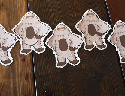 Confident Sasquatch Sticker